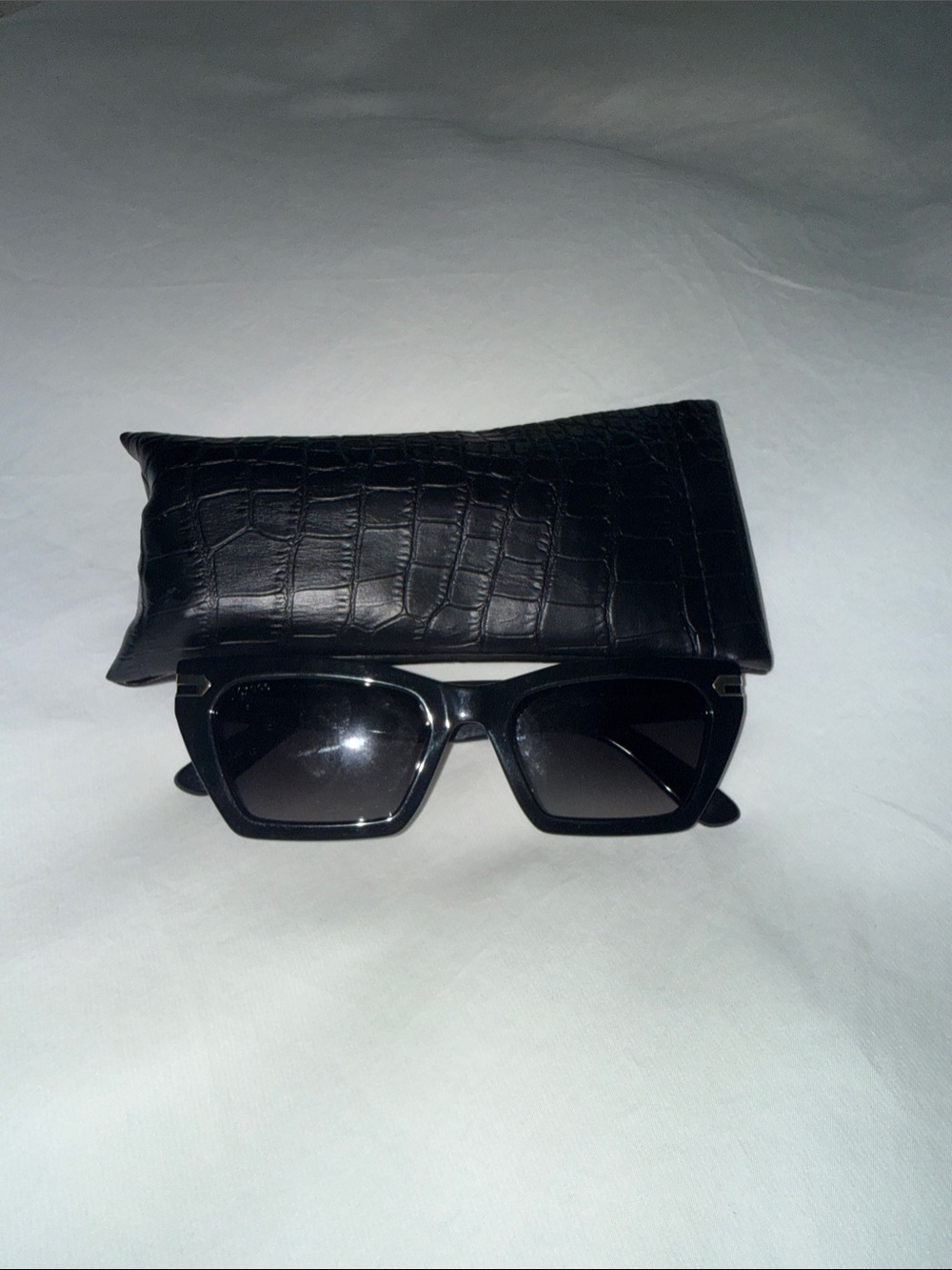 Classic Square Black Women's Sunglasses